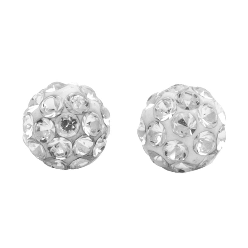 Stainless Steel Crystal Sterilized Ear Studs