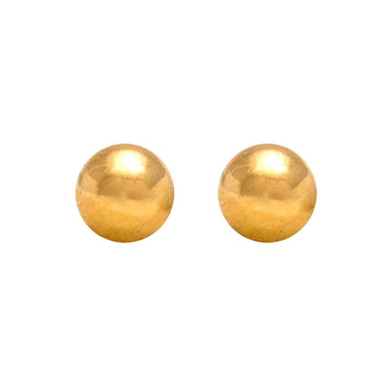 Gold Plated Ball 3mm Sterilized Ear Studs