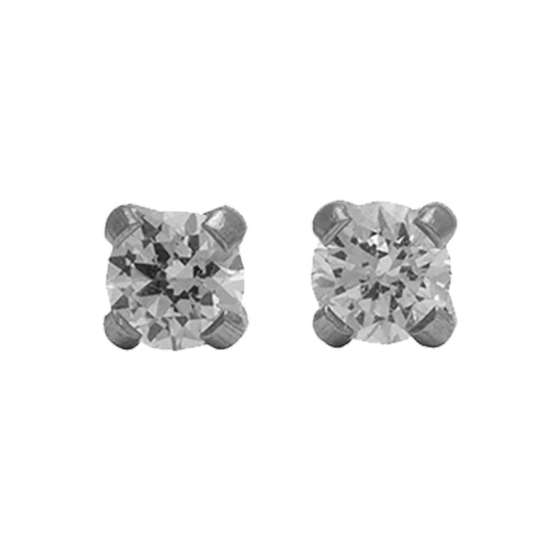 Stainless Steel Cz 3mm Sterilized Ear Studs