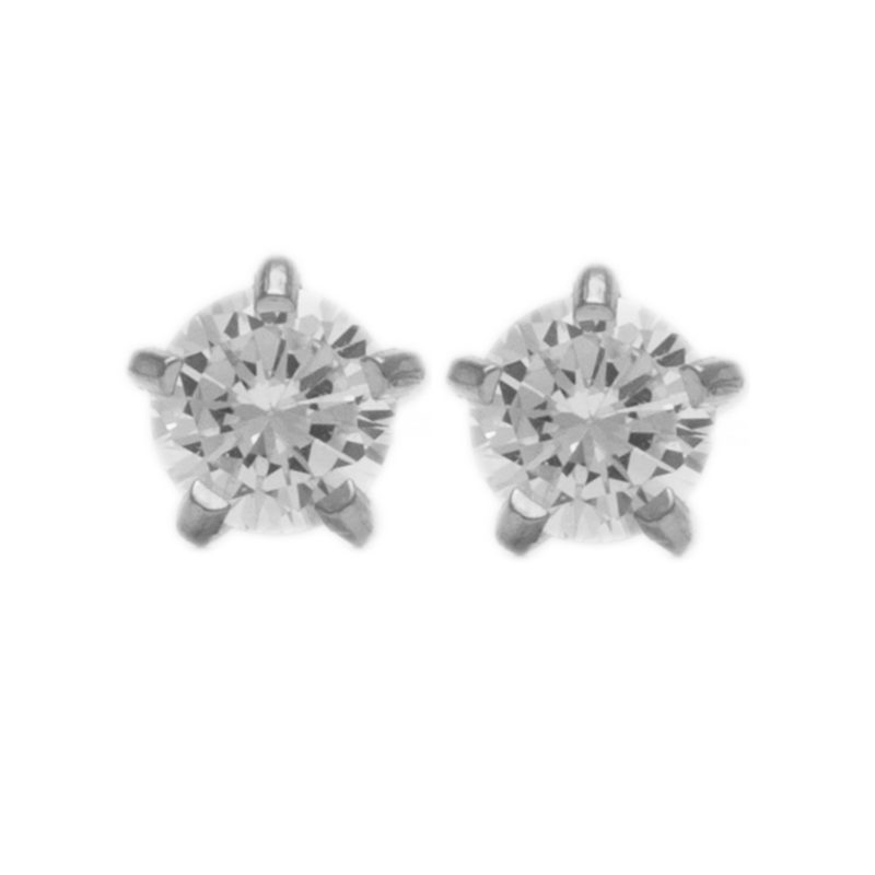 Stainless Steel Mini Cubic Zirconia Sterilized Ear Studs