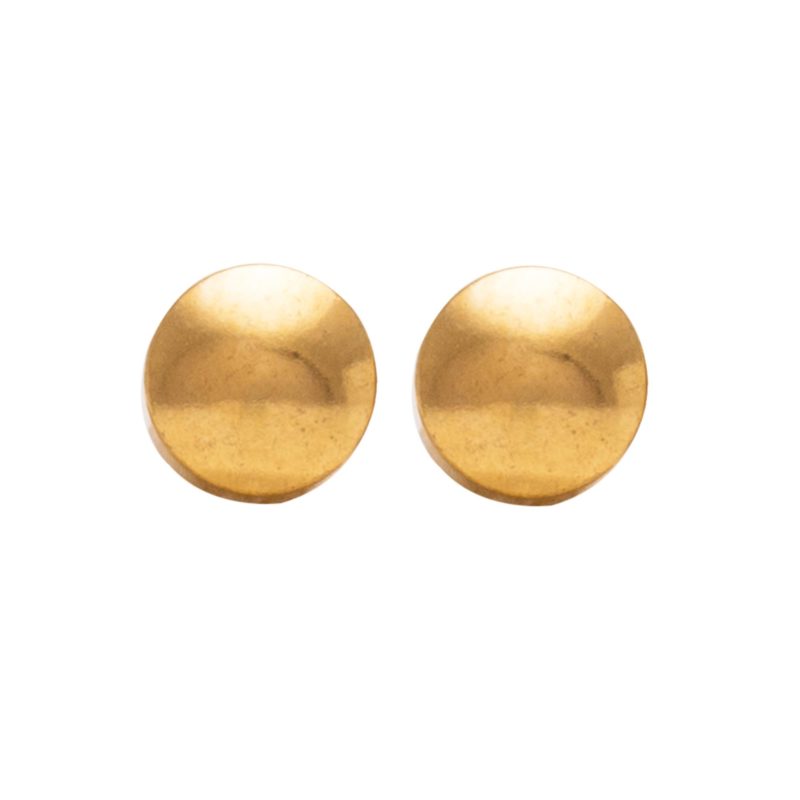 Gold Plated Traditional Ball Mini Sterilized Ear Studs