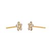 STUDEX - Gold Plated Apr Crystal Daisies Fashion Earrings - Image 4
