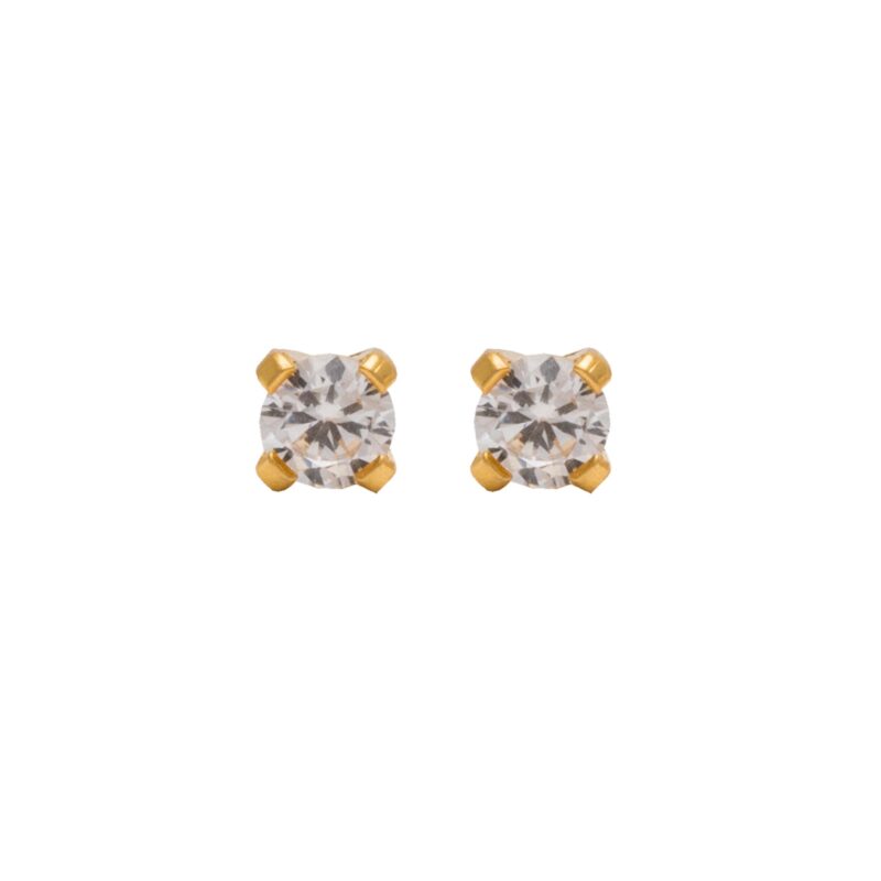 Gold plated fashion earrings