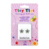 STUDEX - Gold Plated Daisy Lt Sapphire Sep Sapphire Sensitive Earrings For Kids - Image 5